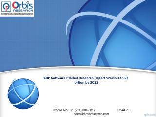 ERP Software Market Outlook and Forecast 2022.ppt