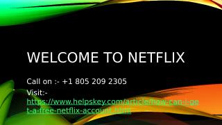 How can I Get a Free Netflix Account.pptx